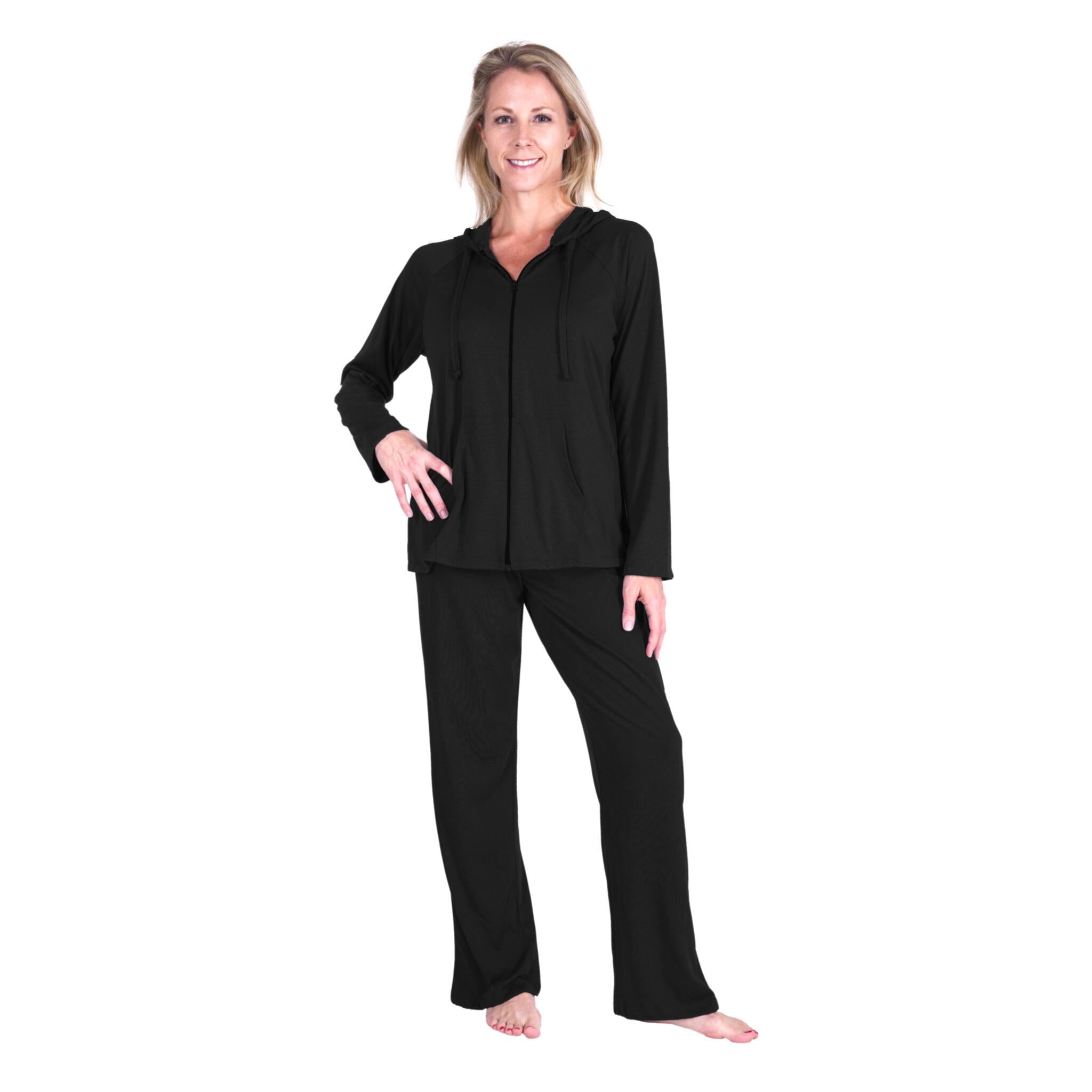 WOMEN'S HOODIE 2-PIECE MOISTURE WICKING LOUNGE SET