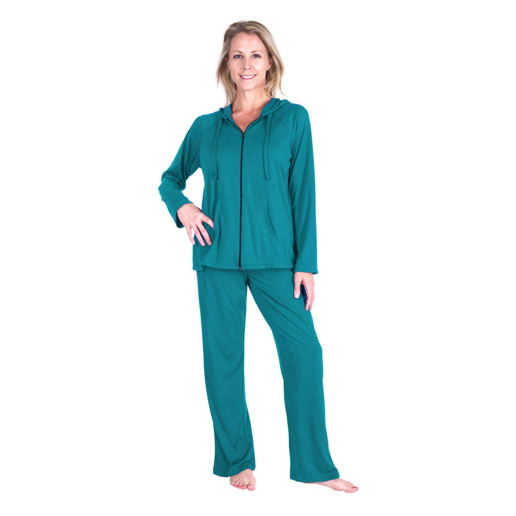 WOMEN'S HOODIE 2-PIECE MOISTURE WICKING LOUNGE SET