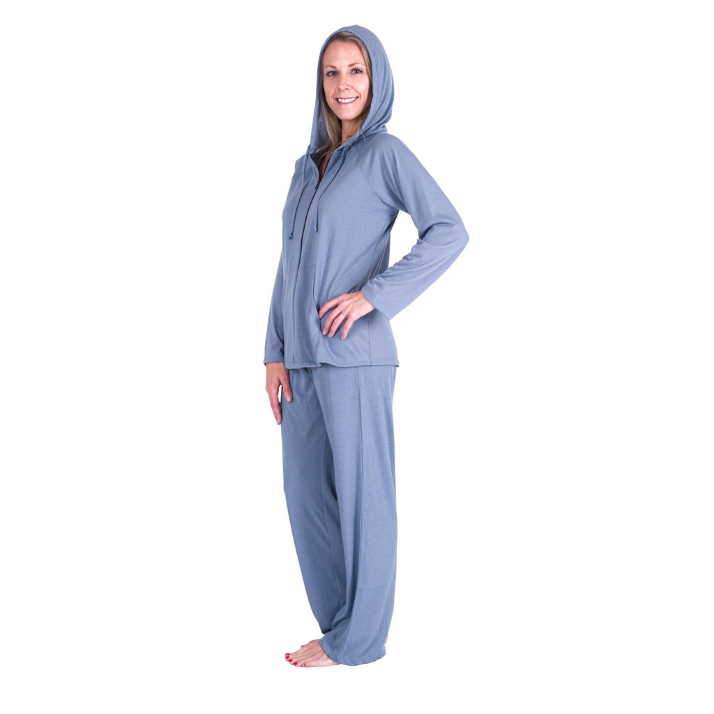 WOMEN'S HOODIE 2-PIECE MOISTURE WICKING LOUNGE SET