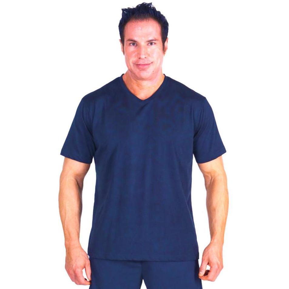 MEN'S MOISTURE WICKING V-NECK T-SHIRT 
