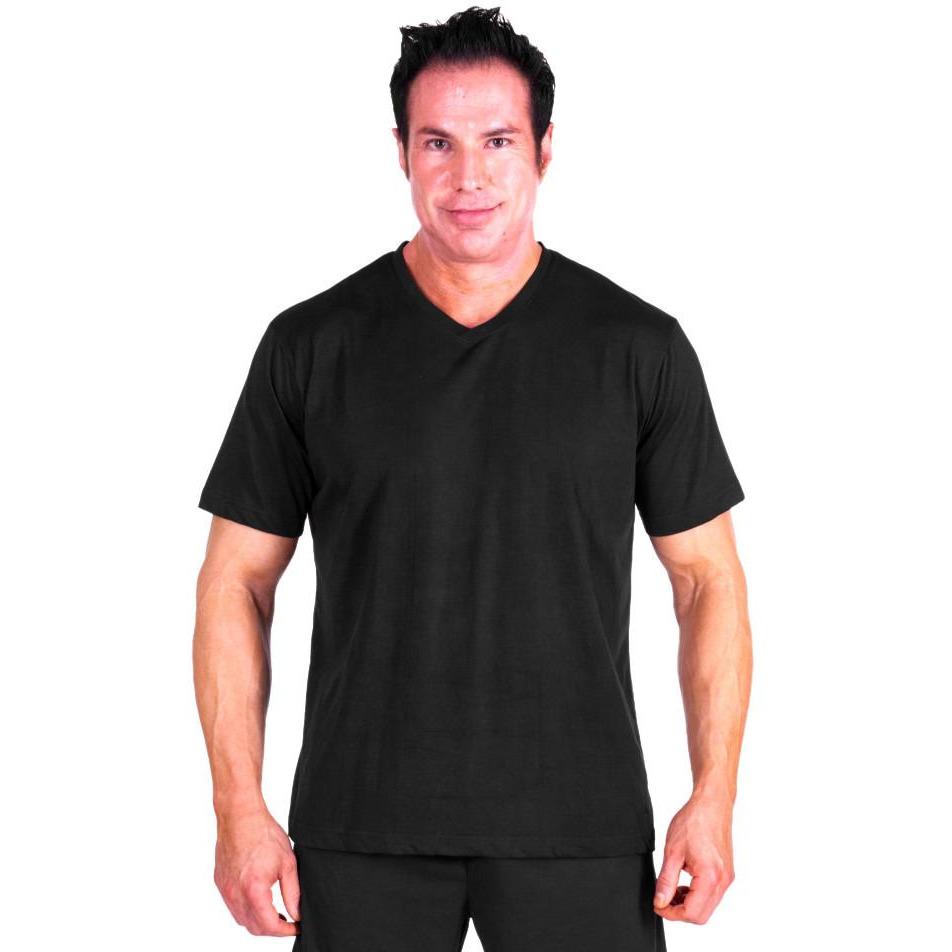MEN'S MOISTURE WICKING V-NECK T-SHIRT 