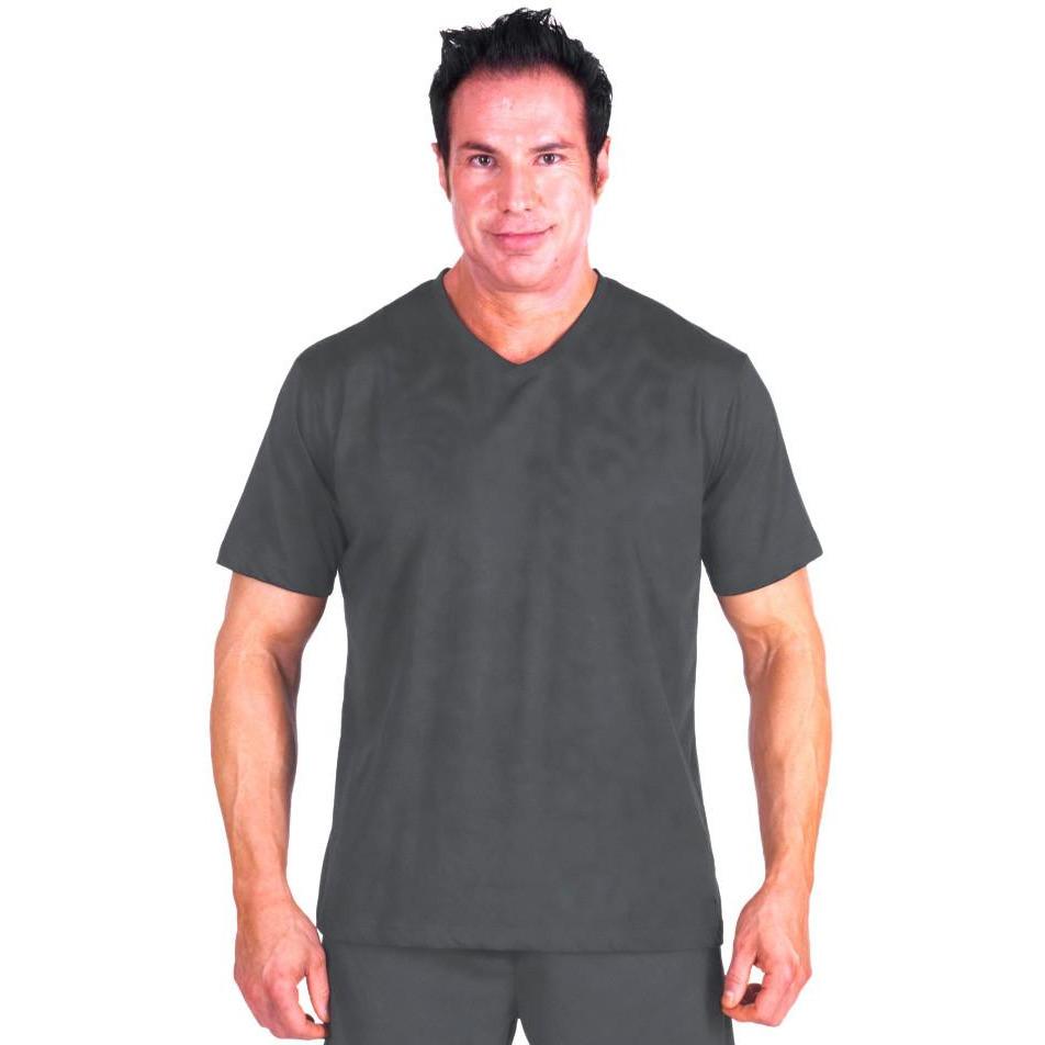 MEN'S MOISTURE WICKING V-NECK T-SHIRT 
