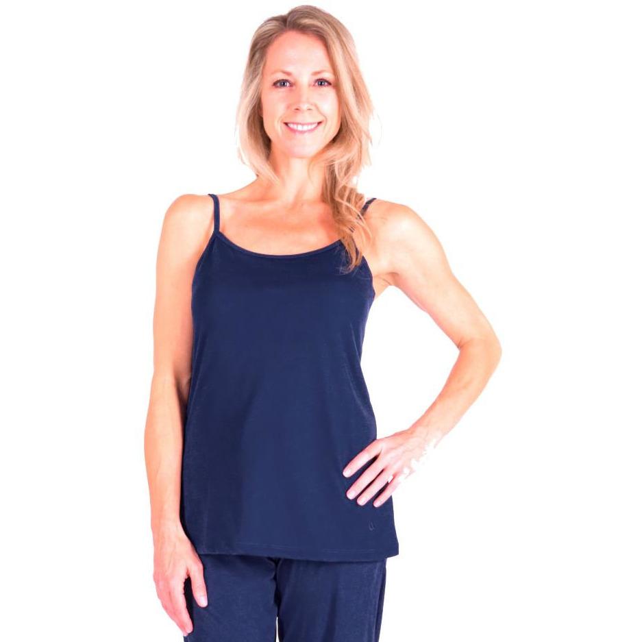 MIX AND MATCH MOISTURE WICKING CAMI TOP WITH SHELF BRA