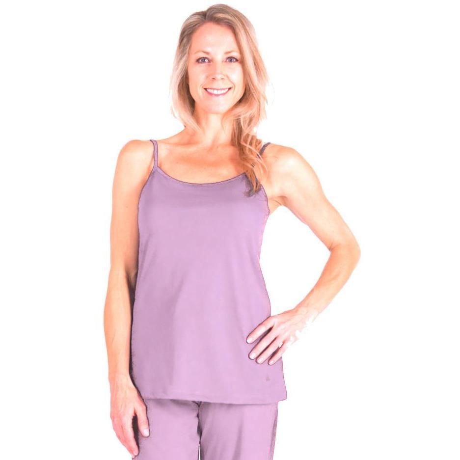 WOMEN'S MIX AND MATCH MOISTURE WICKING CAMI TOP WITH SHELF BRA
