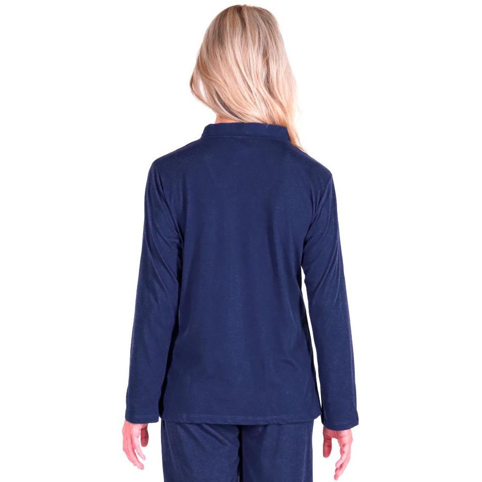 MIX AND MATCH MOISTURE WICKING PJ TOPPER WITH POCKETS-SOLID 