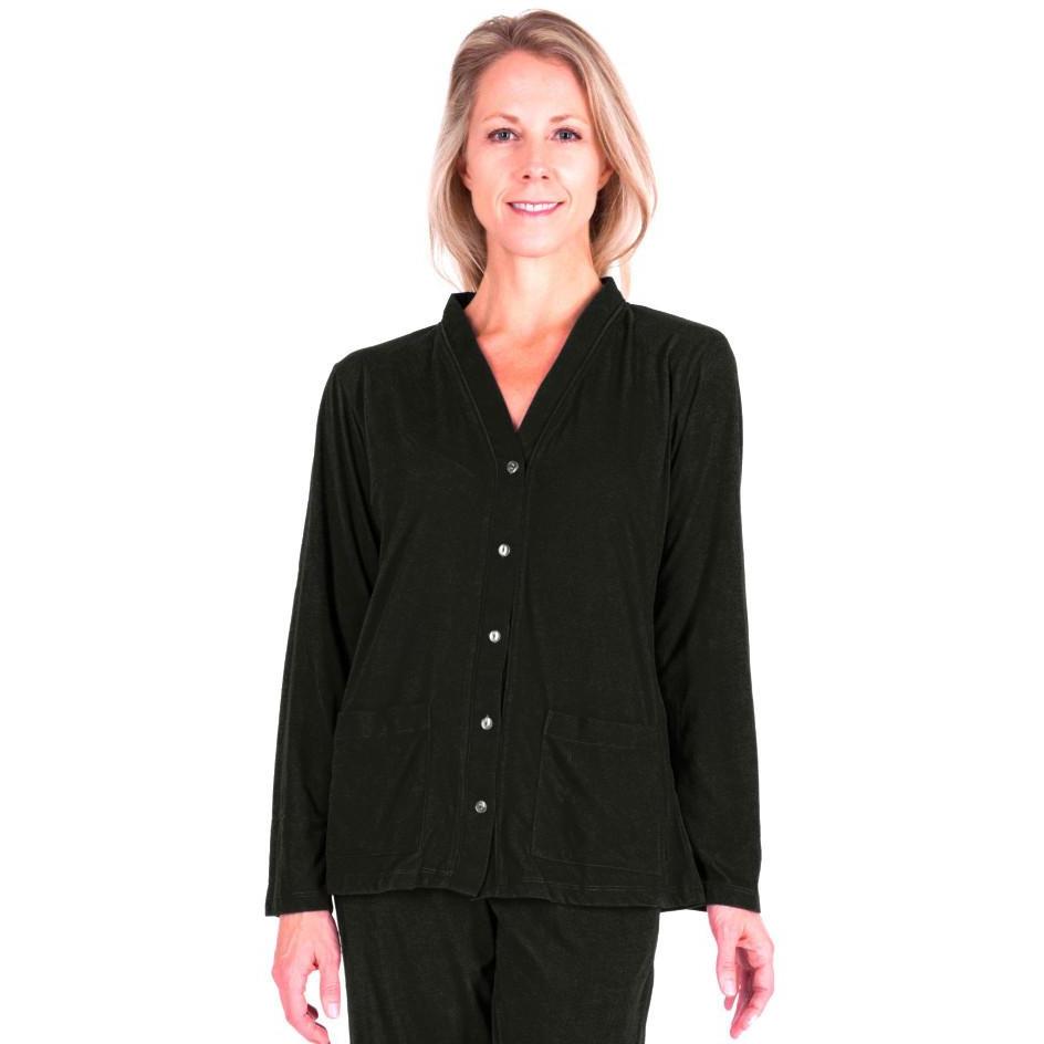 MIX AND MATCH MOISTURE WICKING PJ TOPPER WITH POCKETS-SOLID 