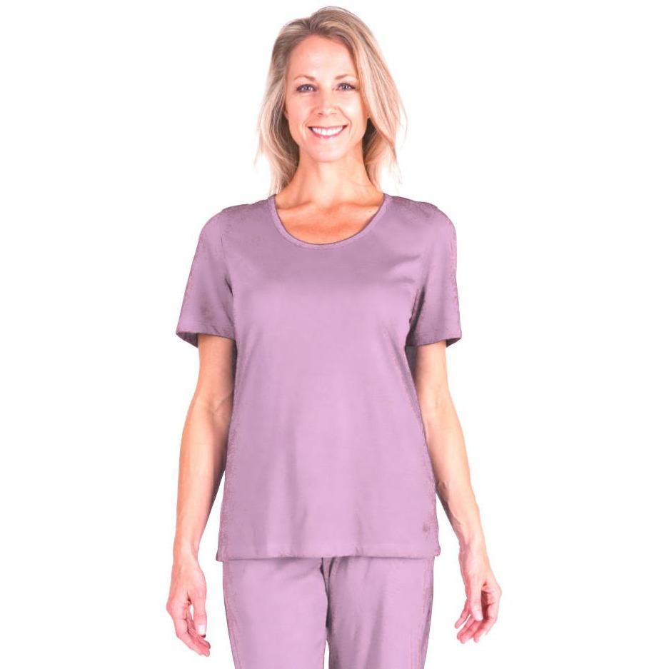 MIX AND MATCH MOISTURE WICKING SCOOP T-SHIRT