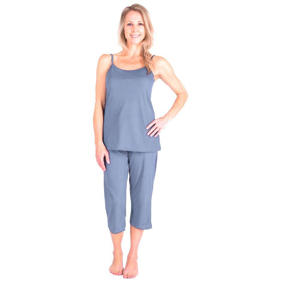 MOISTURE WICKING CAMI CAPRI PAJAMA SET 