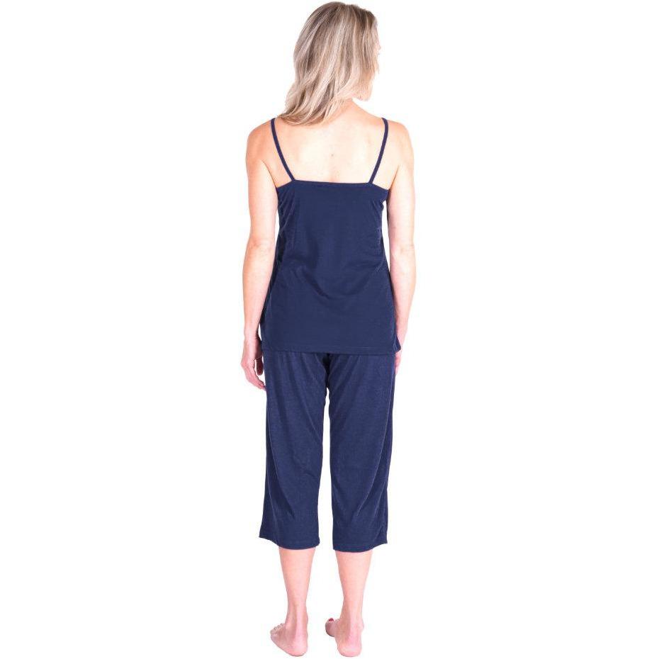 MOISTURE WICKING CAMI CAPRI PAJAMA SET 