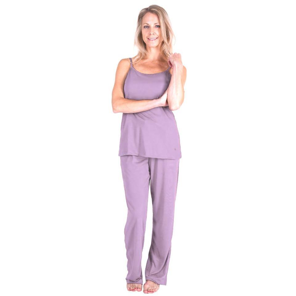 MOISTURE WICKING CAMI LONG PANT PAJAMA SET 