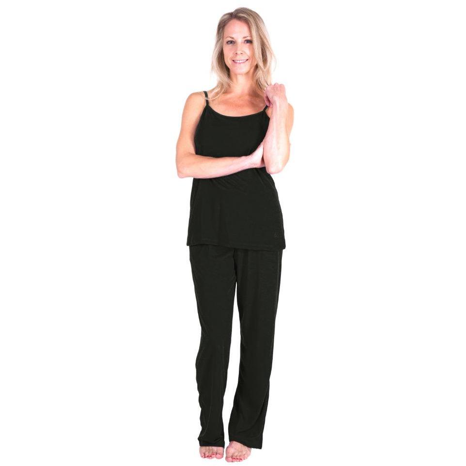 MOISTURE WICKING CAMI LONG PANT PAJAMA SET 