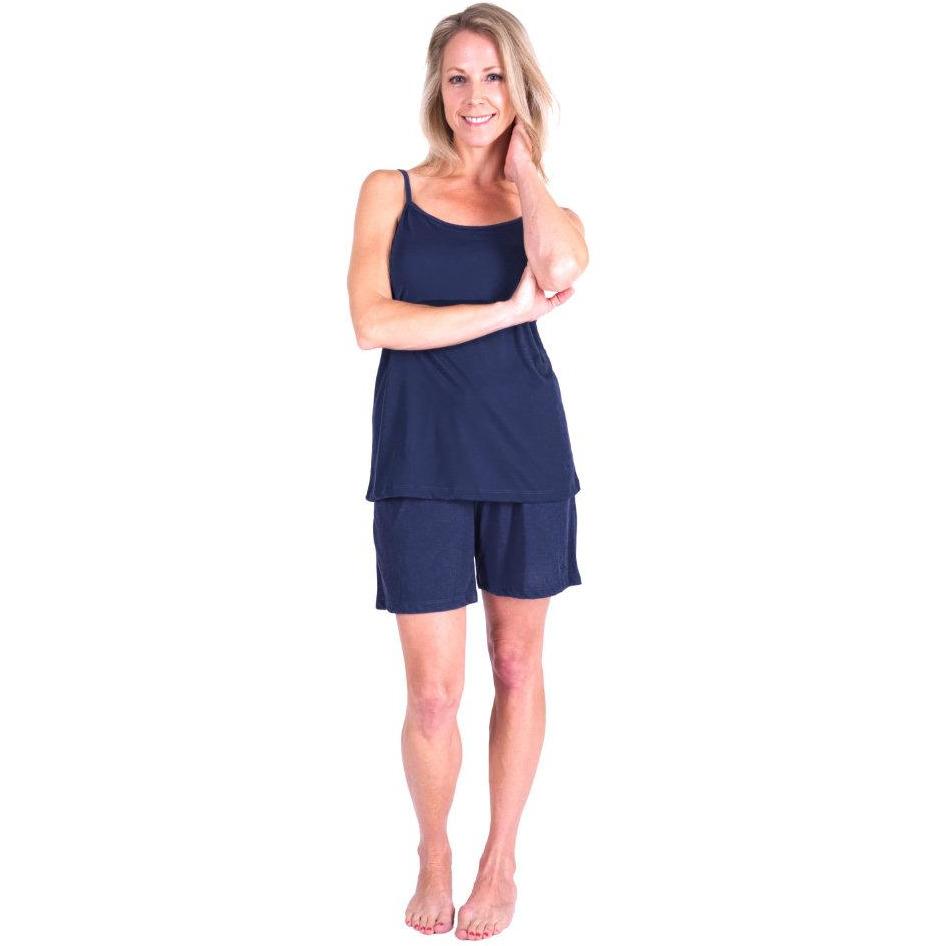 MOISTURE WICKING CAMI SHORTY PAJAMA SET 