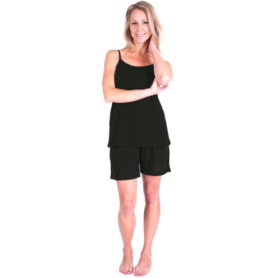 MOISTURE WICKING CAMI SHORTY PAJAMA SET 
