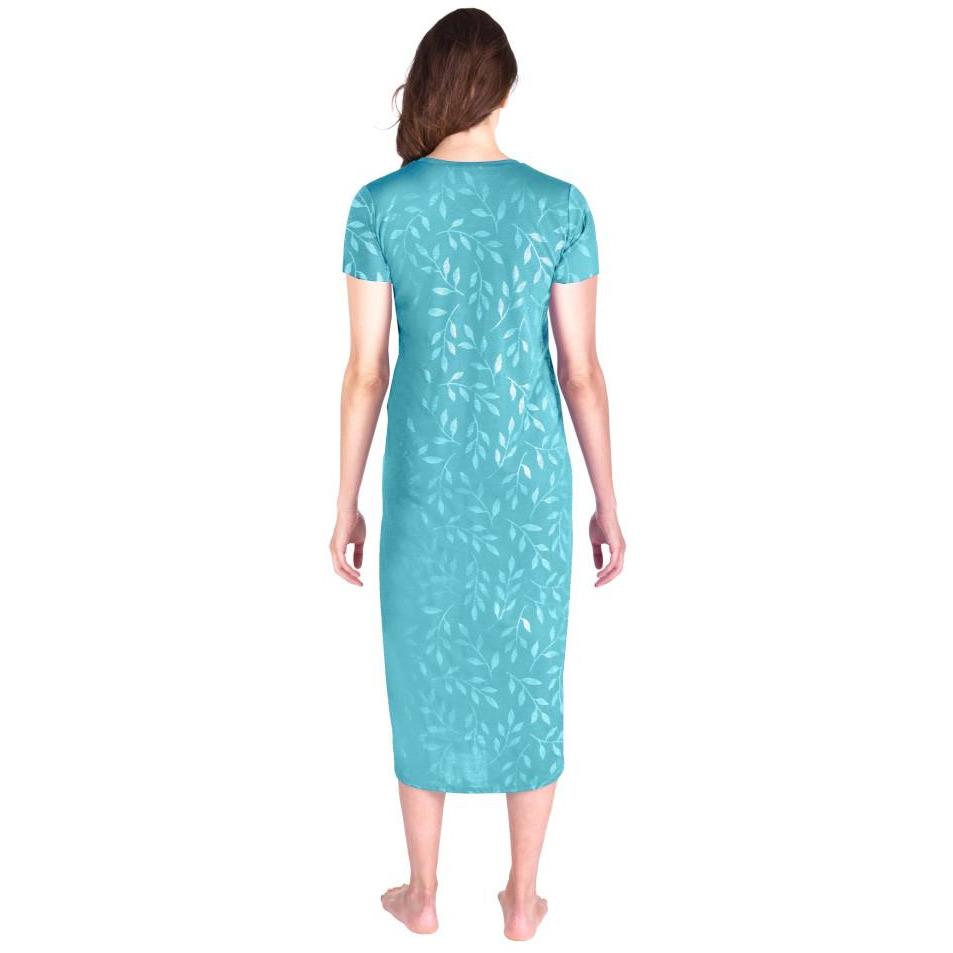 MOISTURE WICKING SCOOP NECK NIGHTSHIRT 