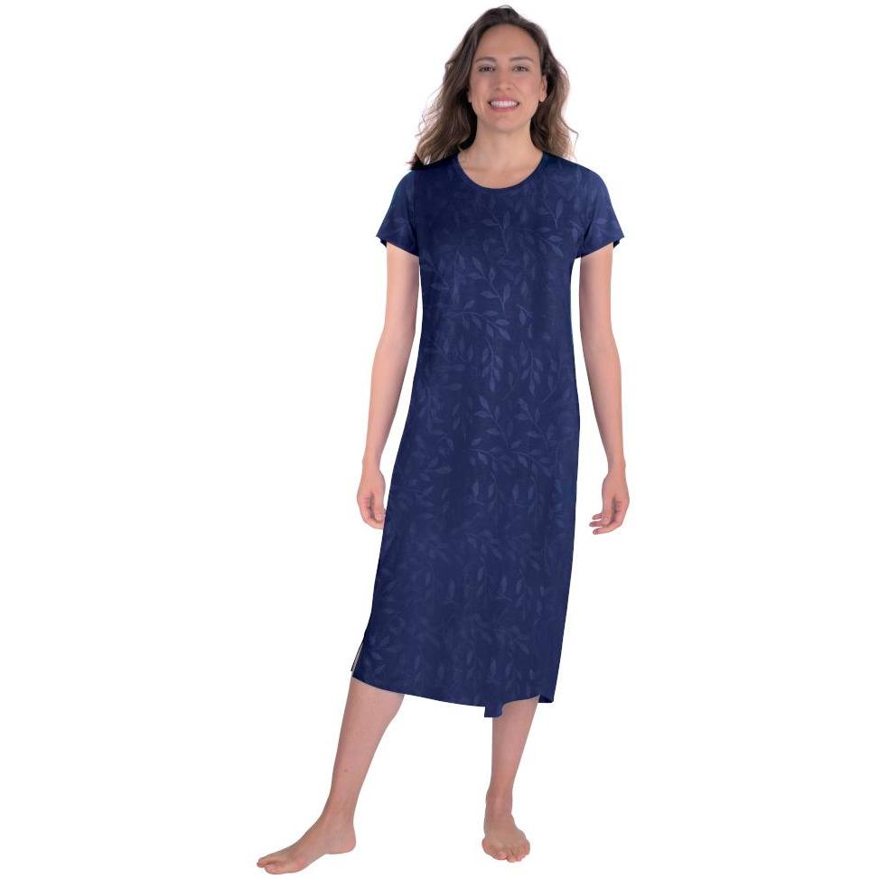MOISTURE WICKING SCOOP NECK NIGHTSHIRT 