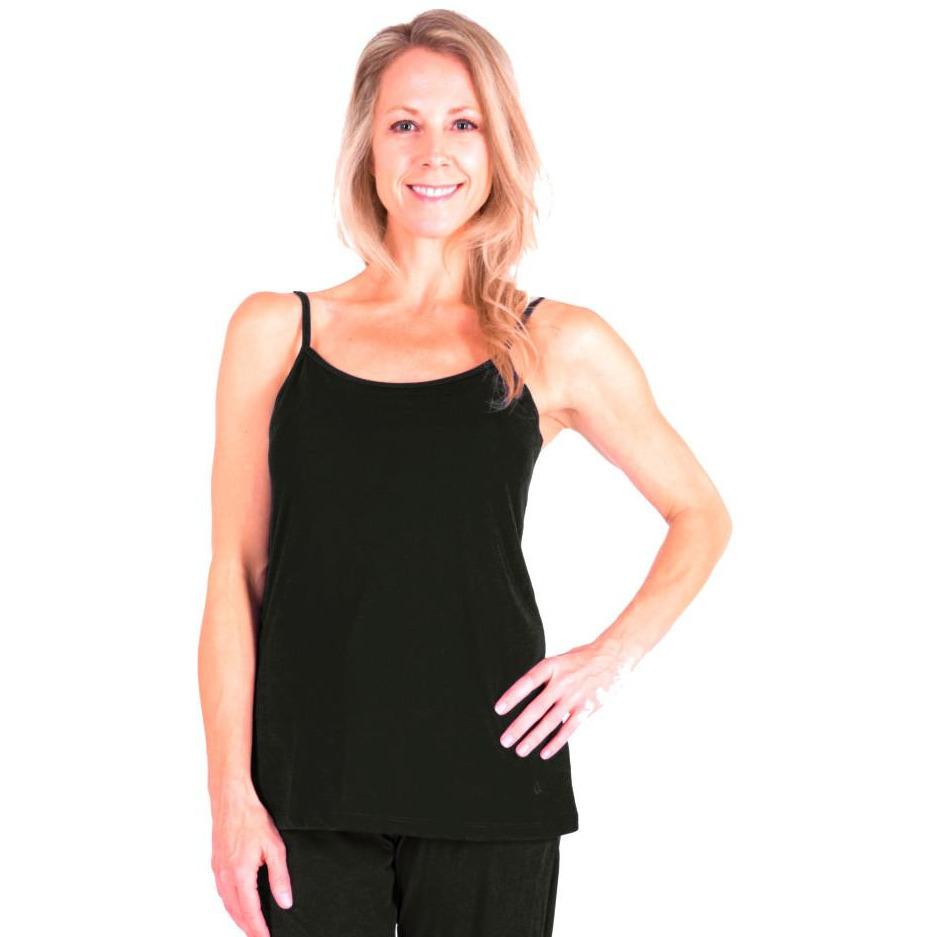MIX AND MATCH MOISTURE WICKING CAMI TOP WITH SHELF BRA